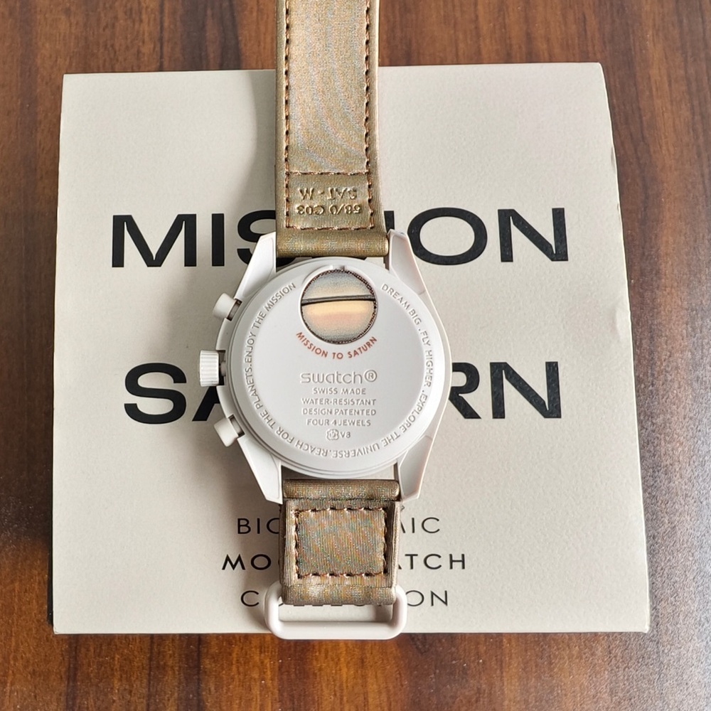 Swatch X Omega Moonswatch Mission To The Saturn Watch - Picture 3 of 5